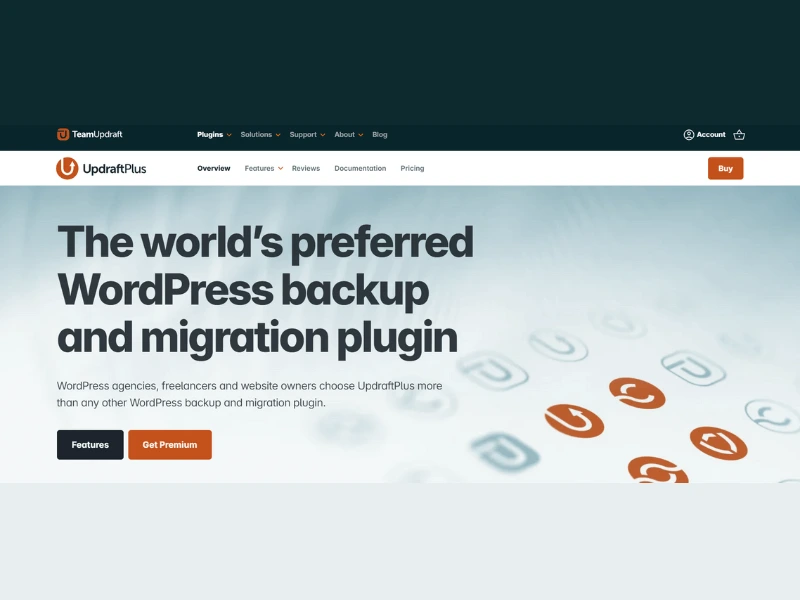 wordpress backups pluging at alphadigitalweb