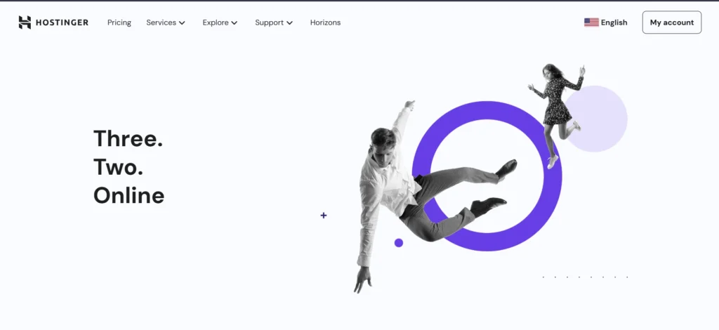 Hostinger wordpress hosting development at alphadigitalweb