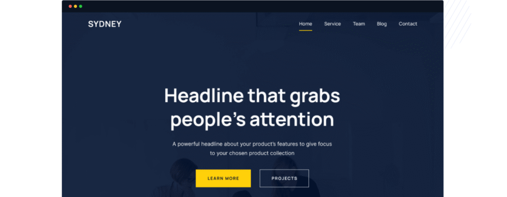 Sydney theme the Best Free WordPress Themes for Beginners 2025 Power Option to build fast stylish and SEO ready websites without coding or cost at alphadigitalweb