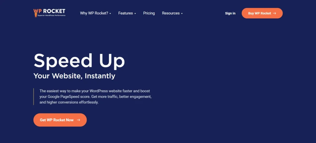 WP Rocket the best for wordpress caching plugin at alphadigitalweb