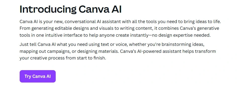 introducing canva ai no design expert needed alphadigitalweb help you to learn