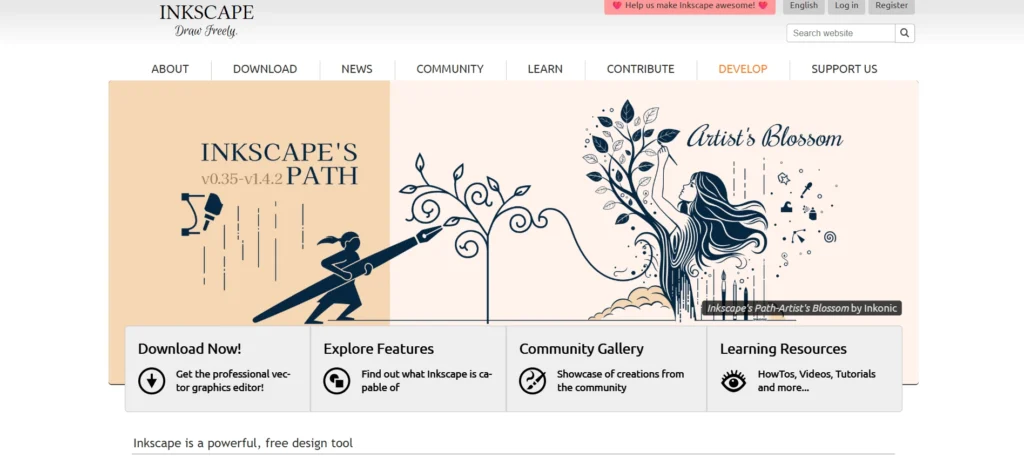 Inkscape The Best Free Vector Software designing at alphadigitalweb