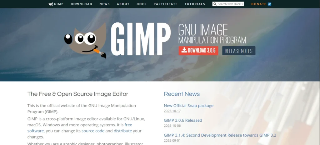 GIMP Free Alternative for Photo Editing at alphadigitalweb